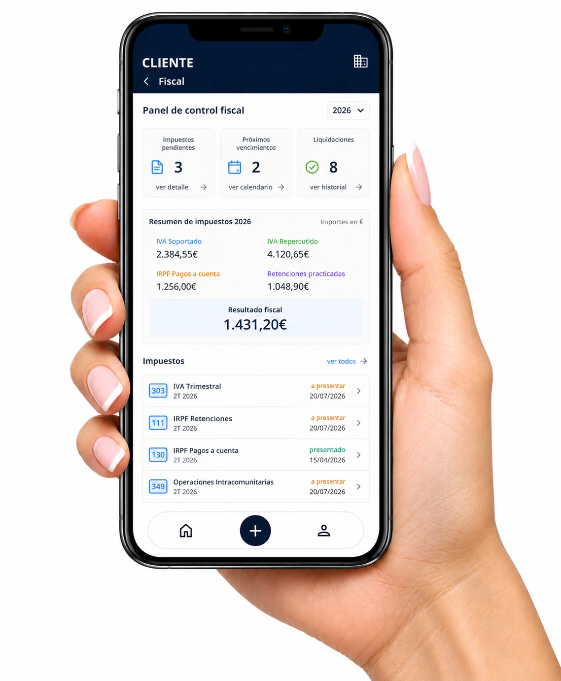 App fiscal de GA Agopyme en el móvil